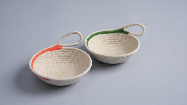 Zum Nachmachen: Dekorative Schalen aus Seil