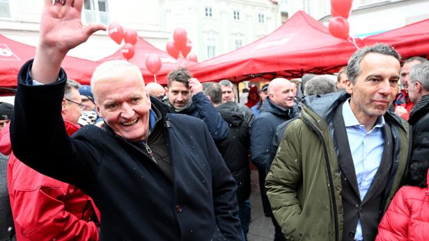 NÖ-Wahl: Ex-Kanzler Kern rührte für Schnabl die Werbetrommel