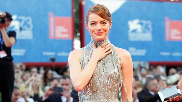 Emma Stone ohne Kollege Ryan Gosling