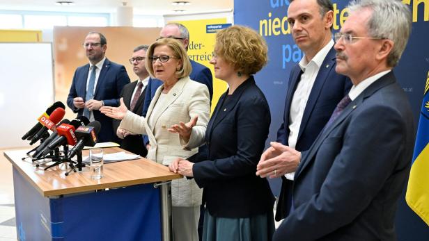 Landeshauptfrau Johanna Mikl-Leitner hat ihr Führungsteam präsentiert