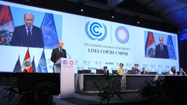 Gleich am ersten Tag der Weltklimakonferenz im peruanischen Lima ist Österreich mit dem Negativpreis bedacht worden.