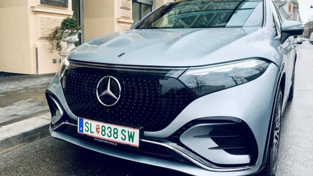 Erste Ausfahrt: Mit dem Mercedes EQS SUV einmal durch Wien