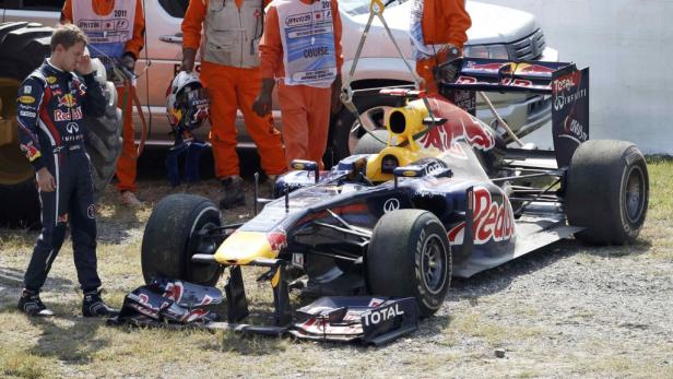 Vettel übersteht Unfall unverletzt