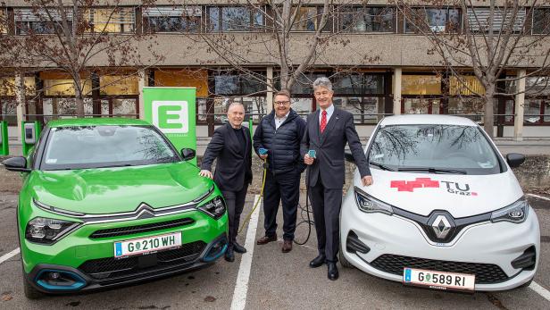 TU Graz: 200 Ladestellen für E-Autos der Uniangehörigen