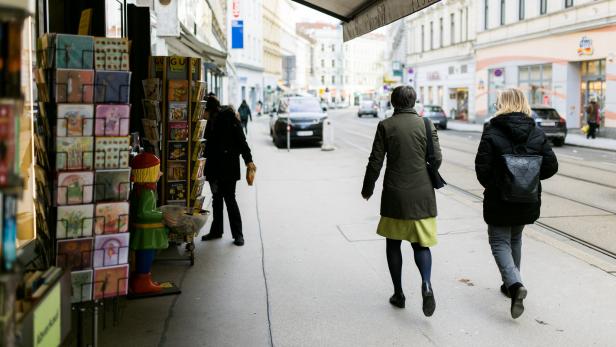Bezirkschefin Nossek, Ministerin Gewessler in der Währinger Straße: Luft nach oben fürs zu Fuß gehen
