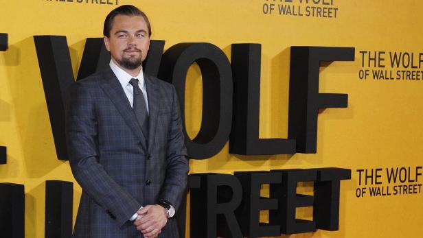 BRITAIN CINEMA Leonardo Di Caprio bei der Premiere des Films "The Wolf of Wall Street".