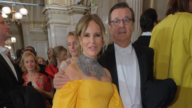 Katja Burkard und Hans Mahr am Opernball 2023