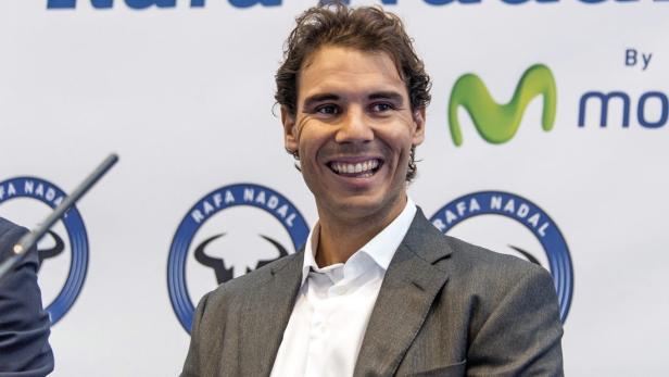 Rafael Nadal ist guter Dinge.
