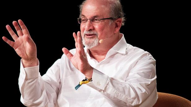 FILE PHOTO: The writer Salman Rushdie interviewed during Heartland Festival in Kvaerndrup