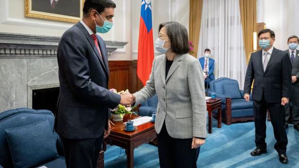 Taiwans Präsidentin plant engere Militärverbindung zu USA