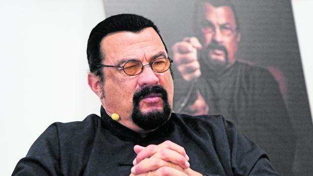 MARTIAL-ART-MEISTER UND SCHAUSPIELER STEVEN SEAGAL IN WIEN MARTIAL-ART-MEISTER UND SCHAUSPIELER STEVEN SEAGAL IN WIEN