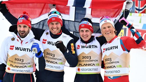 Ski-WM: Norwegens Männer dominierten erneut die Langlauf-Staffel