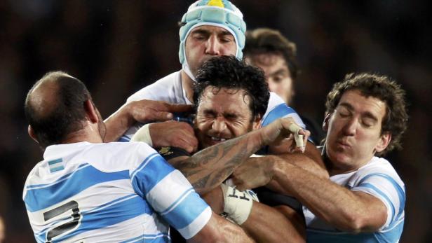 Rugby-WM: Nachbarduell im Semifinale