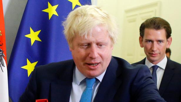 Eilt in Richtung Brexit: Der britische Außenminister Johnson in Wien