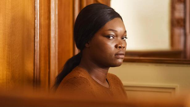 Guslagie Malanda als Mörderin vor einem französischen Gericht