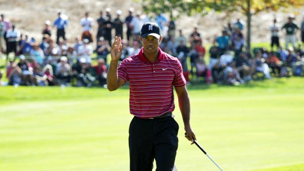 Tiger Woods mit Hotdog beworfen