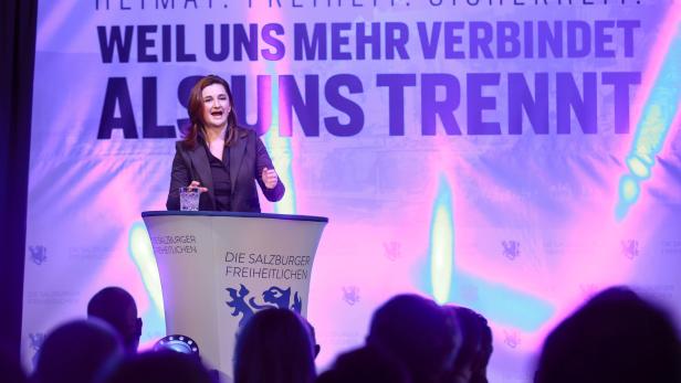 "ÖVP am Sand", "Dirndlskoalition gescheitert": Salzburger Blaue gehen in den Wahlkampf