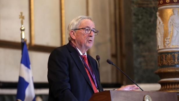 Former President of the European Comission Jean-Claude Juncker was announced an honored member of the Academy of Athens