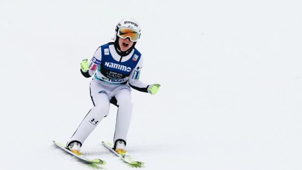 226 Meter: Slowenin Klinec fliegt zum neuen Frauen-Weltrekord
