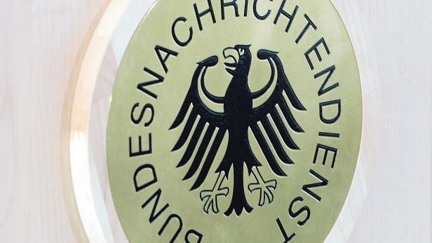 Das Logo des Bundesnachrichtendienstes mit dem Bundesadler.