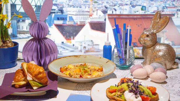Im "Jaz" gibt's Frühstück für Langschläfer mit Blick über Wien