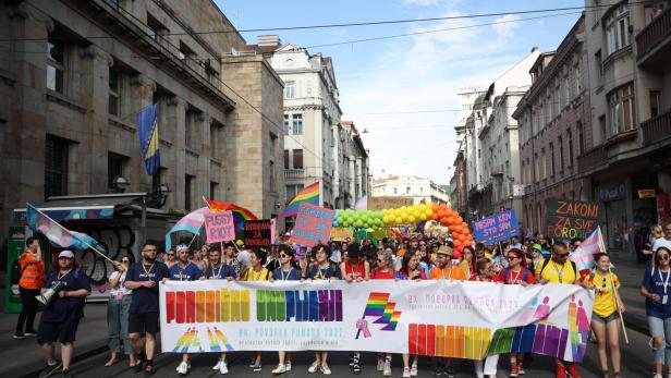 Empörung über Angriff auf Pride-Aktivisten in Bosnien