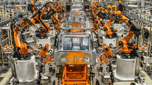 Neuer Rekord: In der Autoindustrie arbeiten bereits eine Million Roboter