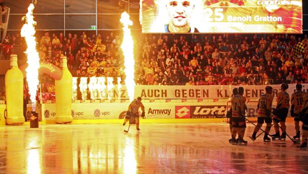 Die Fans der Vienna Capitals sind seit 2008 Feuer und Flamme für den Kanadier.