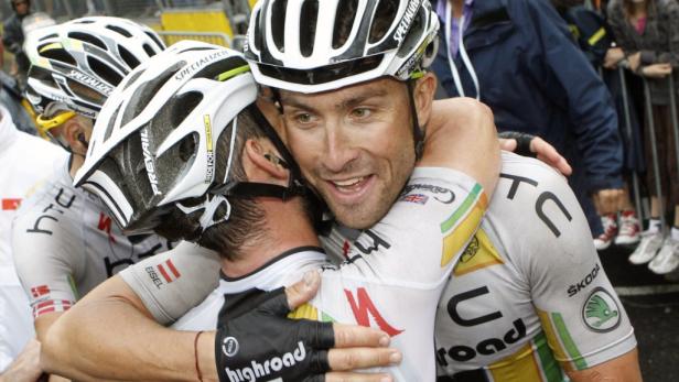 Bernhard Eisel und Mark Cavendish satteln um. Rad: Eisel und Cavendish zu Sky