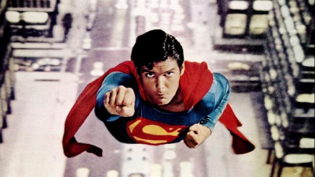 Christopher Reeve als &quot;Superman&quot;, 1978.