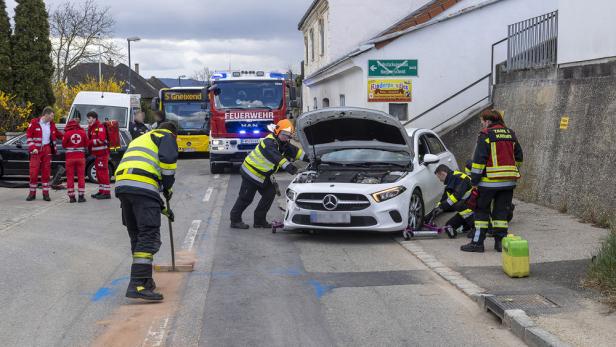 Person nach Verkehrsunfall in Krems leicht verletzt 
