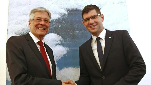 Landeshauptmann Peter Kaiser (SP) und sein Vize Martin Gruber (VP) gingen erneut eine Koalition ein.