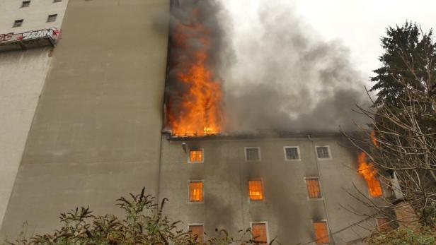 Grazer Rösselmühle: Brandursache noch unbekannt