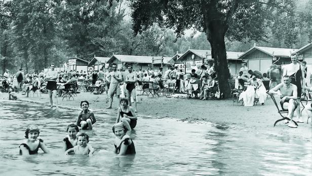Das Strandbad Alte Donau um 1926