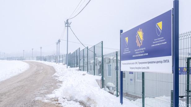 Bosnisches Flüchtlingscamp Lipa soll eine "Gefängniseinheit" bekommen