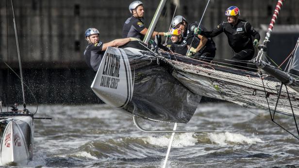 Red Bull Sailing Team in St. Petersburg auf Platz drei