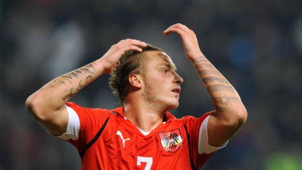 Marko Arnautovic wirkte beim 0:0 in Kasachstan wie ein Fremdkörper im Spiel der Österreicher. Personalfragen vor Kollers Debüt