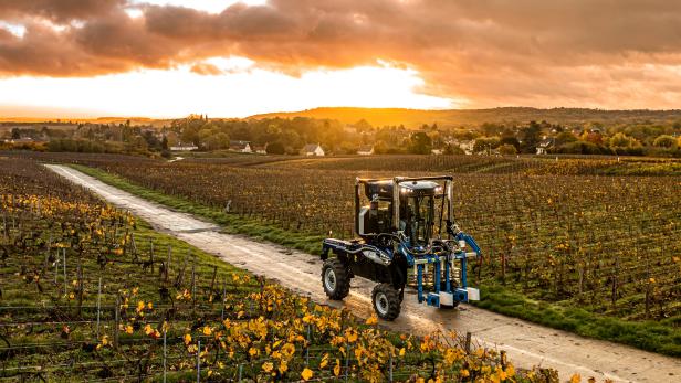 Ein Traktor von Ferraris einstigem Haus- und Hofdesigner