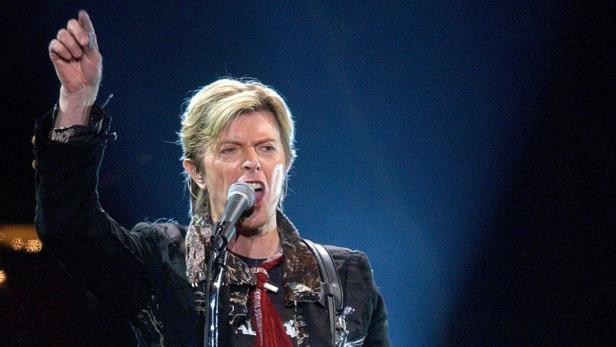 David Bowie auf seiner letzten Tour &quot;Reality&quot;, im Jahr 2004