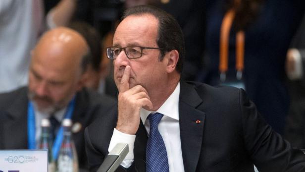 Frankreichs Präsident Francois Hollande in China