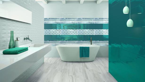 Bunte Bäder: Einfach mal in Farbe baden
