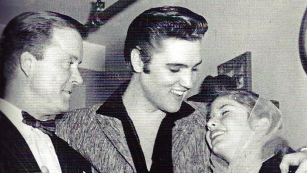 TV-Show mit Eddie Condon, seiner Tochter und Elvis Presley