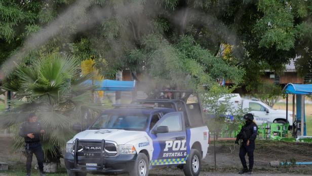 Gunmen storm a water park, in Cortazar