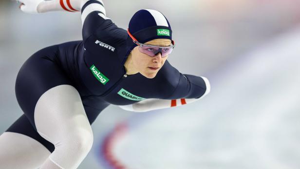 Eisschnellläuferin Herzog gewann bei EM Bronze über 500 Meter