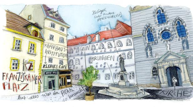 Welche Plätze in Wiens Innenstadt laden zum Verweilen ein?