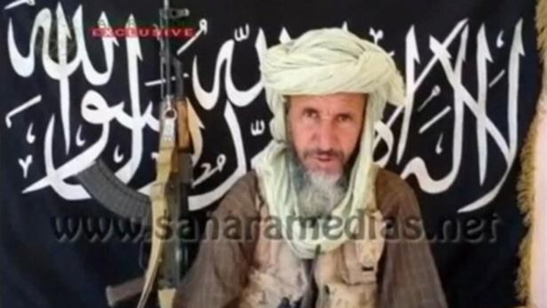 Abdelhamid Abou Zeid speaks in an unknown location in this still image taken from a undated file video footage obtained from Sahara Media on March 1, 2013. Sources close to Islamist militants and tribal elders in north Mali said on Friday there was no doubt one of al Qaeda&#039;s most feared commanders in Africa had been killed by French air strikes, though there was still no official confirmation. Abdelhamid Abou Zeid was among 40 militants killed four days ago in the foothills of the Adrar des Ifoghas mountains, where French forces have been locked in heavy fighting with Islamist rebels, the sources said. REUTERS/Sahara Media via Reuters TV (CIVIL UNREST) ATTENTION EDITORS - THIS IMAGE WAS PROVIDED BY A THIRD PARTY. FOR EDITORIAL USE ONLY. NOT FOR SALE FOR MARKETING OR ADVERTISING CAMPAIGNS. THIS PICTURE IS DISTRIBUTED EXACTLY AS RECEIVED BY REUTERS, AS A SERVICE TO CLIENTS. NO SALES. NO ARCHIVES