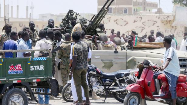 Soldaten der sudanesischen Armee in Port Sudan