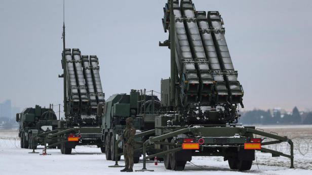 FILE PHOTO: Polish military training on Patriot air defence missile systems at the airport in Warsaw