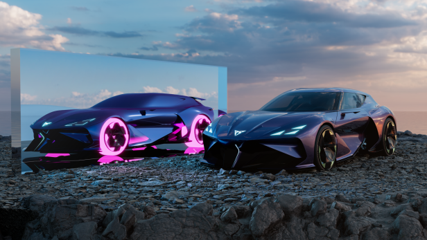 Cupra zeigt virtuelle, sportliche Studie DarkRebel