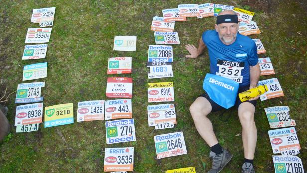 Immer dabei: Diese Dauerläufer kamen bei jedem Wien-Marathon ins Ziel